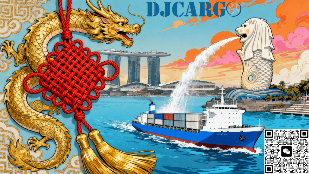 China's shipping to Singapore